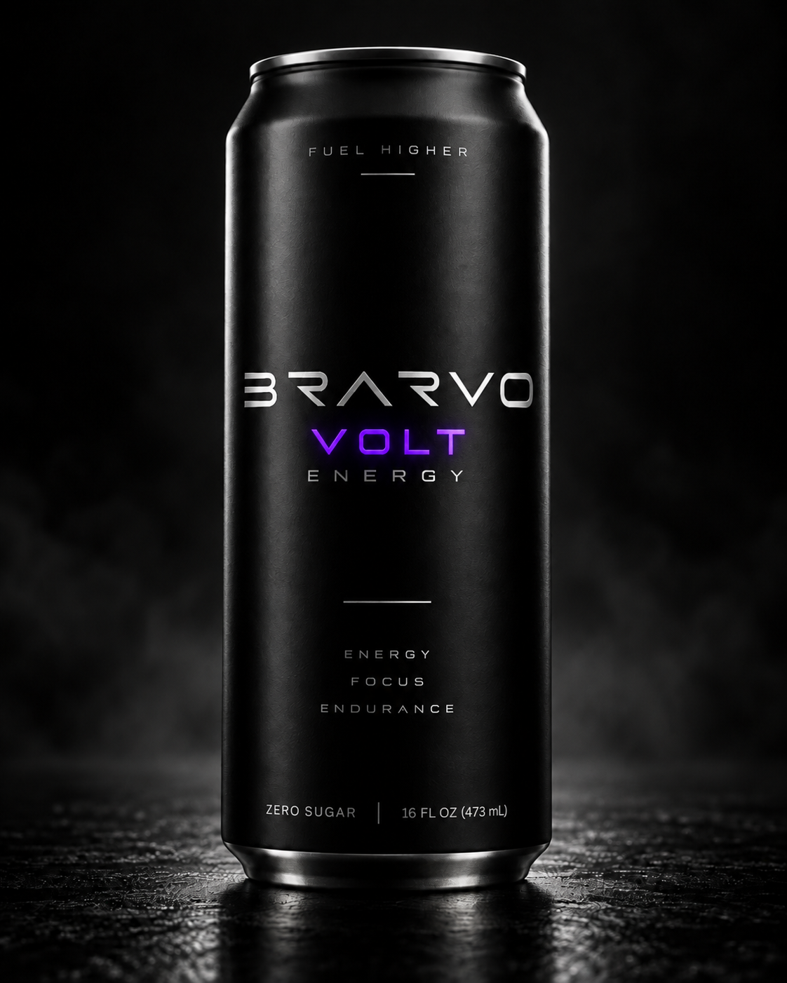 BRARVO VOLT energy drink can concept